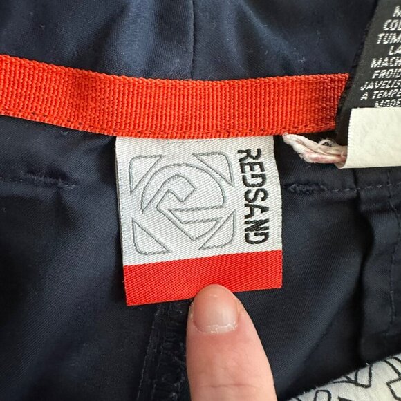 Red sand mens 10" cargo shorts in navy blue -XL - Picture 5 of 7